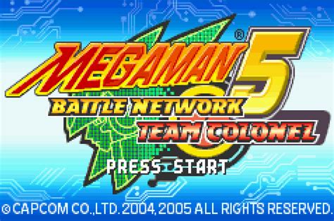 Mega Man Battle Network 5: Team Colonel Game Shark Codes.
